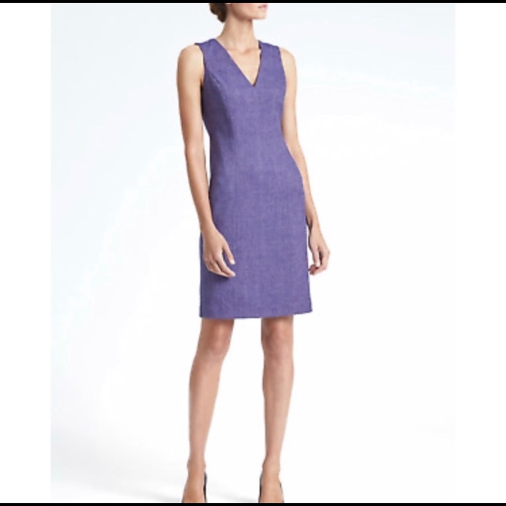 Banana Republic Tie Back Sheath Dress - Sz 0P